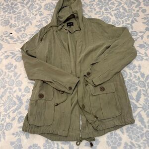 Stoosh Olive Hooded Field Jacket